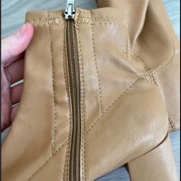 Women beige boots - Picture 6 of 7